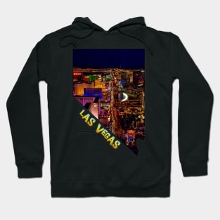 Nevada State Outline (Las Vegas) Hoodie